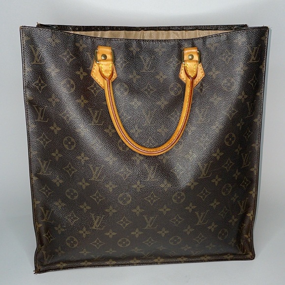 Louis Vuitton Monogram Sac Plat Tote Bag LV Tote LV Monogram Purse LV Bag 🔥 - Picture 3 of 17